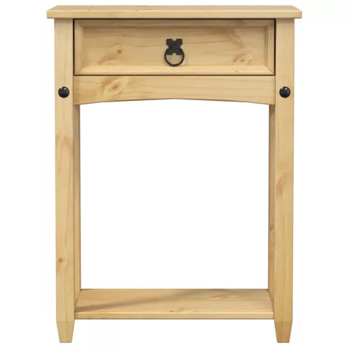 Corona tömör fenyőfa konzolasztal 55 x 35 x 73 cm