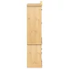 Corona tömör fenyőfa vitrinszekrény 103,5 x 42 x 180 cm