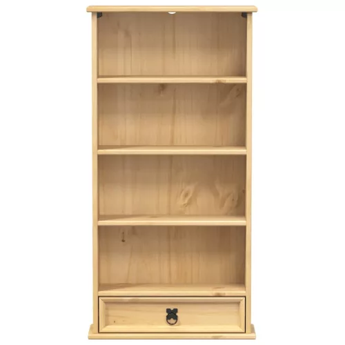 Corona tömör fenyőfa CD-szekrény 52 x 17,5 x 103 cm