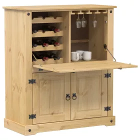   Corona tömör fenyőfa bortároló szekrény 97 x 45 x 114 cm