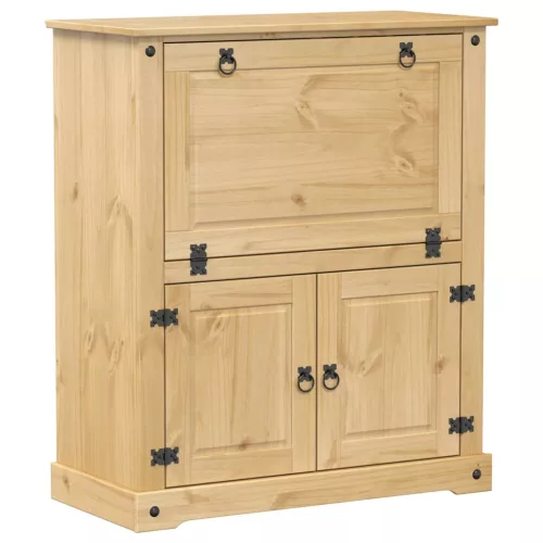 Corona tömör fenyőfa bortároló szekrény 97 x 45 x 114 cm