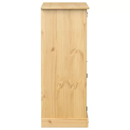 Corona tömör fenyőfa bortároló szekrény 97 x 45 x 114 cm