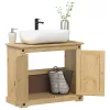 Corona tömör fenyőfa fürdőszobai mosdószekrény 73 x 33 x 60 cm