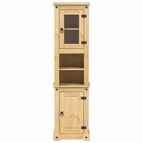 Corona tömör fenyőfa fürdőszobaszekrény 50 x 40 x 185 cm