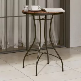Terrakotta kerámia mozaikos bisztróasztal Ø50 x 70 cm