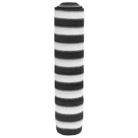   Antracitszürke és fehér HDPE belátásgátló háló 1 x 10 m 75 g/m²