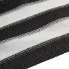 Antracitszürke és fehér HDPE belátásgátló háló 1,2x10 m 75 g/m²