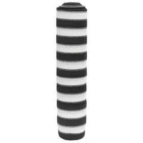   Antracitszürke és fehér HDPE belátásgátló háló 1,2x50 m 75 g/m²