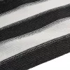 Antracitszürke és fehér HDPE belátásgátló háló 2 x 50 m 75 g/m²
