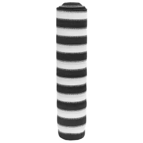   Antracitszürke és fehér HDPE belátásgátló háló 1,5x50m 150 g/m²