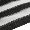 Antracitszürke és fehér HDPE belátásgátló háló 1,8x10m 195 g/m²