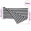 Antracitszürke és fehér HDPE belátásgátló háló 1,8x25m 195 g/m²