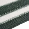Zöld és fehér HDPE belátásgátló háló 3,6 x 10 m 75 g/m²