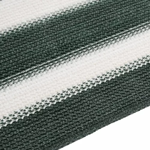 Zöld és fehér HDPE belátásgátló háló 3,6 x 10 m 75 g/m²