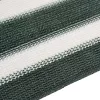 Zöld és fehér HDPE belátásgátló háló 2 x 10 m 150 g/m²