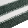 Zöld és fehér HDPE belátásgátló háló 1,5 x 10 m 195 g/m²