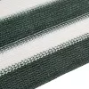 Zöld és fehér HDPE belátásgátló háló 1,8 x 25 m 195 g/m²