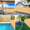 Homokszínű HDPE belátásgátló háló 1,2 x 10 m 195 g/m²
