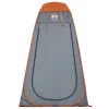 Szürke és narancssárga vízálló felugró takarósátor