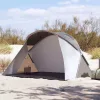 2 személyes szürke vízálló felugró strandsátor