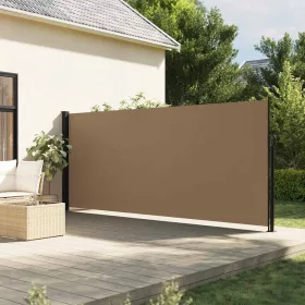 Tópszínű behúzható oldalsó napellenző 160 x 300 cm