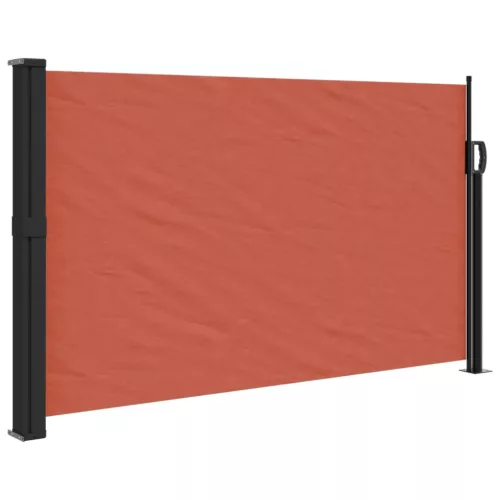 Terrakotta behúzható oldalsó napellenző 120 x 600 cm