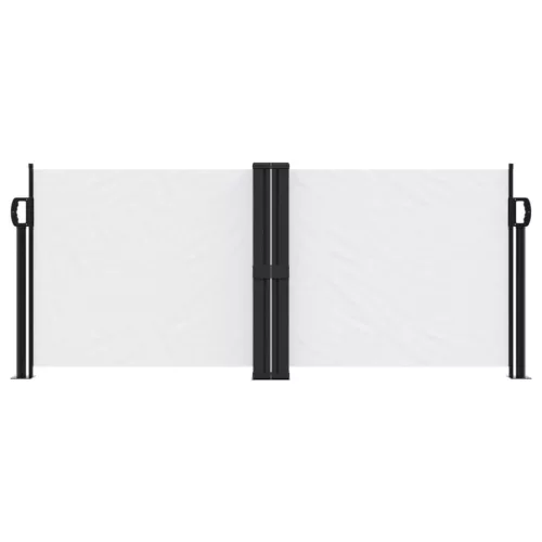 Fehér behúzható oldalsó napellenző 100 x 600 cm
