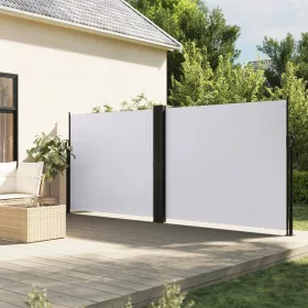 Fehér behúzható oldalsó napellenző 160 x 600 cm