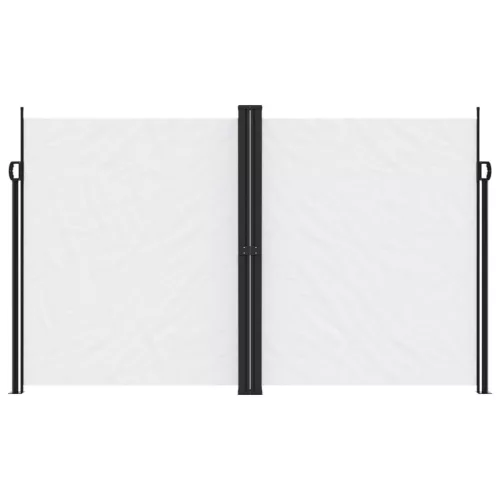 Fehér behúzható oldalsó napellenző 200 x 600 cm