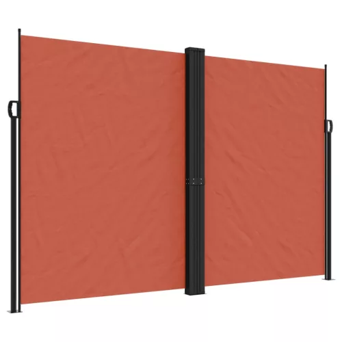 Terrakotta behúzható oldalsó napellenző 220 x 600 cm