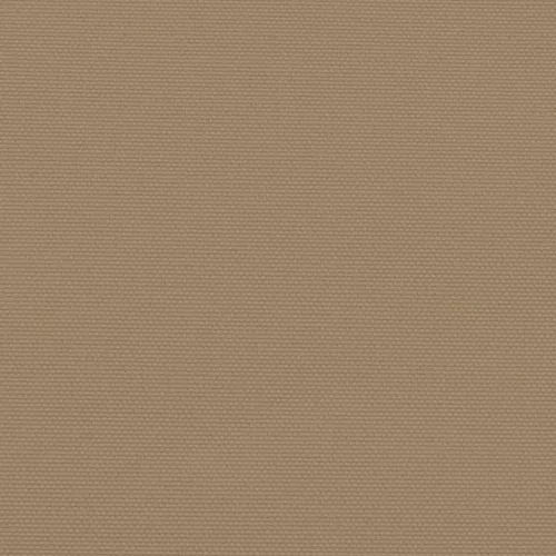 Tópszínű behúzható oldalsó napellenző 100 x 1000 cm