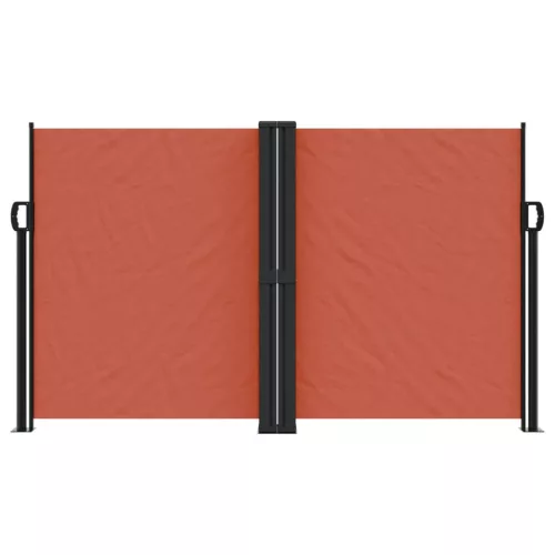 Terrakotta behúzható oldalsó napellenző 140 x 1000 cm