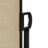 Bézs behúzható oldalsó napellenző 160x1000 cm