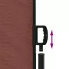 Barna behúzható oldalsó napellenző 220 x 1000 cm