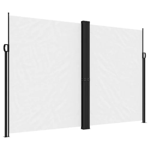 Fehér behúzható oldalsó napellenző 220 x 1000 cm