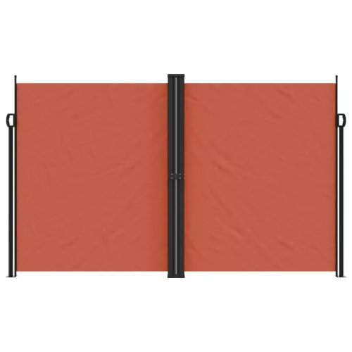 Terrakotta behúzható oldalsó napellenző 200 x 1200 cm