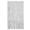 Világosszürke és sötétszürke zsenília rovarfüggöny 118x220 cm