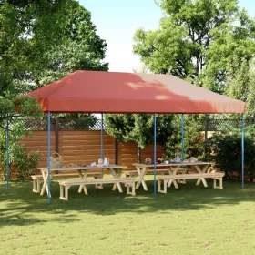   Terrakotta összecsukható felugró rendezvénysátor 580x292x315 cm