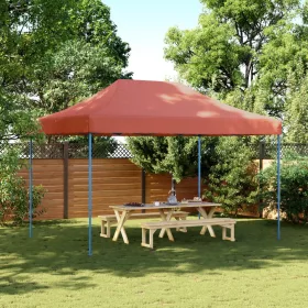   Terrakotta összecsukható felugró rendezvénysátor 410x279x315 cm