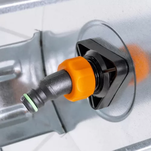 Acél kerekes tömlődob 110 m 1/2"-es vagy 80 m 3/4"-es tömlőhöz