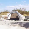 2 személyes szürke vízálló gyorskioldó strandsátor