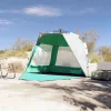 3 személyes tengerzöld vízálló felugró strandsátor