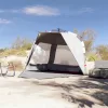3 személyes szürke vízálló felugró strandsátor