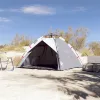 3 személyes szürke vízálló felugró strandsátor