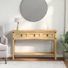 Tömör fenyőfa konzolasztal "Corona" 114x34,5x73 cm