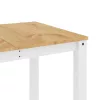 Panama fehér tömör fenyőfa ebédlőasztal 160 x 80 x 75 cm