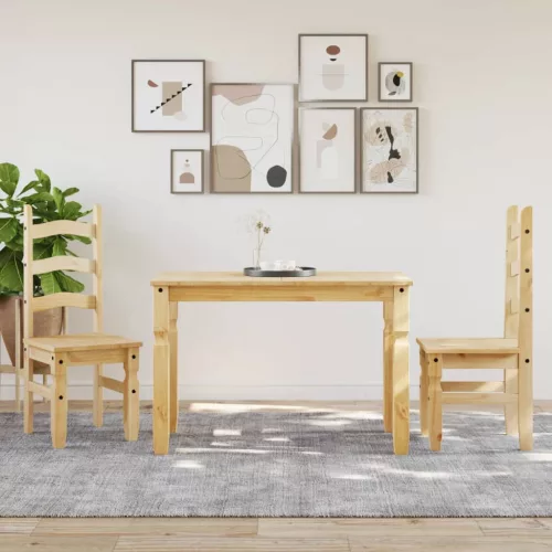 Corona tömör fenyőfa ebédlőasztal 112 x 60 x 75 cm