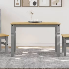   Corona szürke tömör fenyőfa ebédlőasztal 112 x 60 x 75 cm