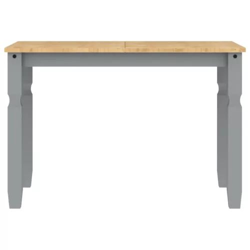 Corona szürke tömör fenyőfa ebédlőasztal 112 x 60 x 75 cm