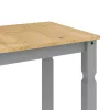 Corona szürke tömör fenyőfa ebédlőasztal 112 x 60 x 75 cm